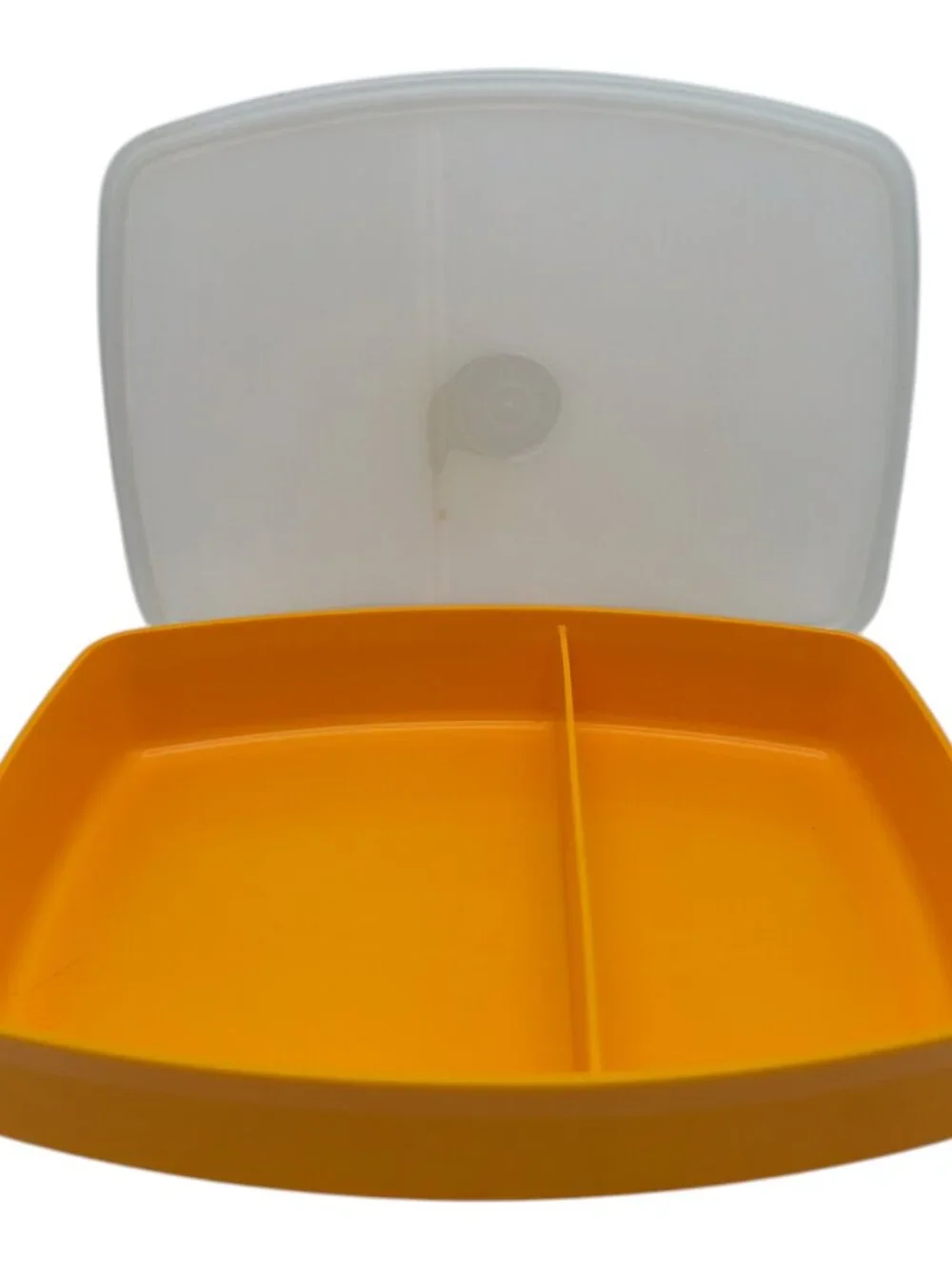 Vintage Tupperware‎ Packette Divider Bowl Container #813-8 With Seal Lid #814-3
